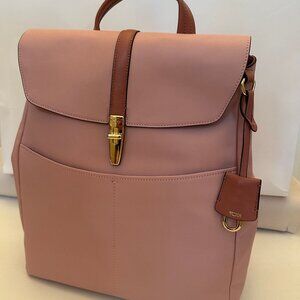 Womens Tumi Leather Pink Backpack